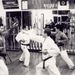 Sai-Kumite Partnerübung mit Sensei Gakia und Oshiro